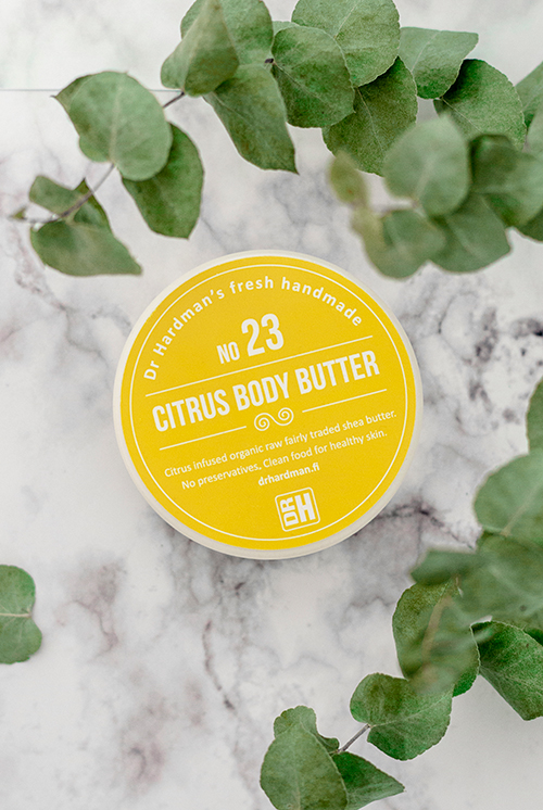 DrHardman citrus body butter